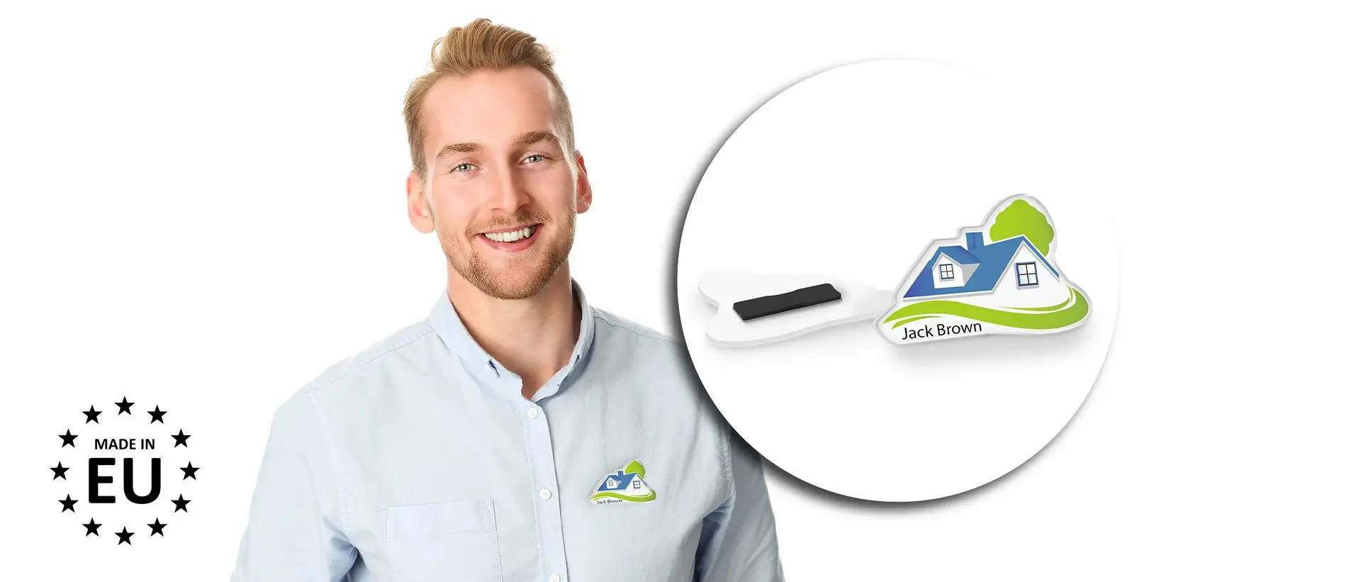 Badges  Design your own badge with your own logo or brand.